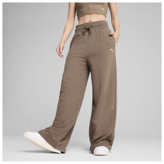 Puma Γυναικείο παντελόνι φόρμας Wardrobe Essentials Relaxed Wide Leg Sweatpants Puma Γυναικείο παντελόνι φόρμας Wardrobe Essentials Relaxed Wide Leg Sweatpants